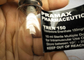Schwarze Aufkleber, 10-ml-Glasfläschchen-Etiketten für 150 mg Tren Enanthate